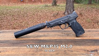 Shooting a S&amp;W M&amp;P45 M2.0 with a GEMTECH GM-45 Suppressor