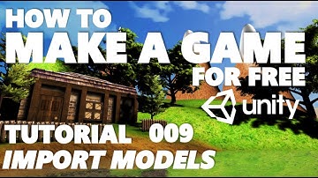 Unity Tutorial For Beginners - How To Make A Game - Part 009 - GUI & Importing Models