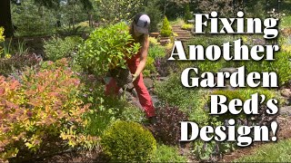 Fixing Another Garden’s Design with New Hydrangeas,  Nemesia, and Much Needed Maintenance!