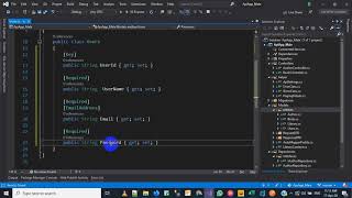 Asp Net Core - RESTFUL API - Authentication - Create Table