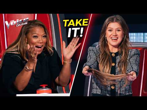 TOP 3: Kelly Clarkson Tried To Give Her OWN HAIR?! | The Voice 2026's Craziest Blind Auditions