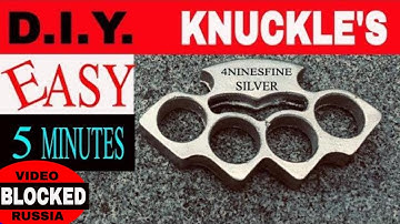 how to make brass knuckle