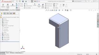 Creating Three Bend Corner Reliefs SOLIDWORKS 2017
