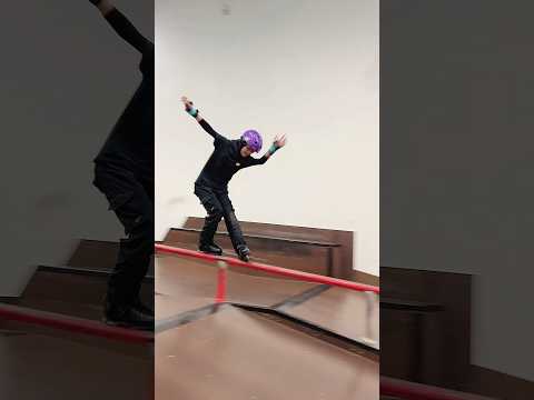 Habisin railnya 😰 #rollerblading #aggressiveinlineskating