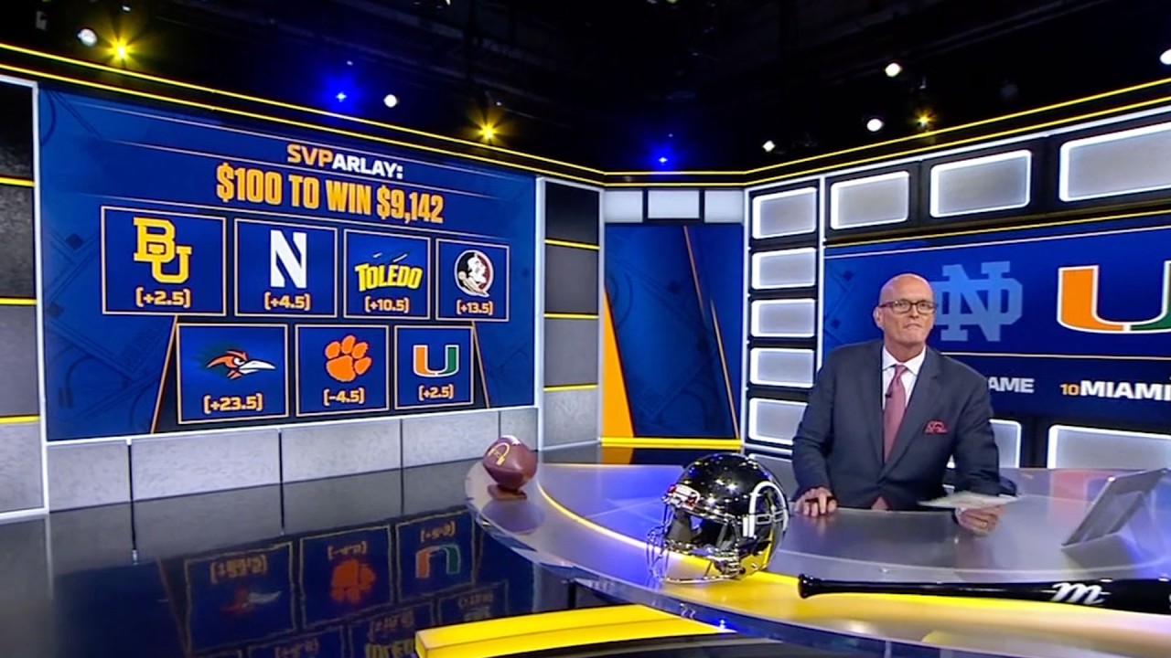 WEEK 1️⃣ CFB PICKS 💰 SVP's Winner$ for the BIGGEST matchups 🤑 | SC with SVP