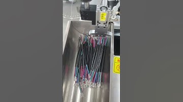 Fully automatic dual-end crimping machine for jacketed multi-core cables #crimpingmachine