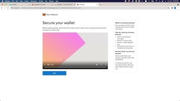 How to create & connect a MetaMask wallet