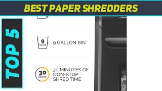 5 Best Paper Shredders in 2023