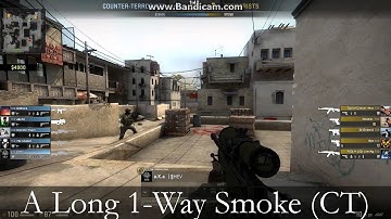 CS:GO De Dust 2 One-Way Smoke for A Long (CT)