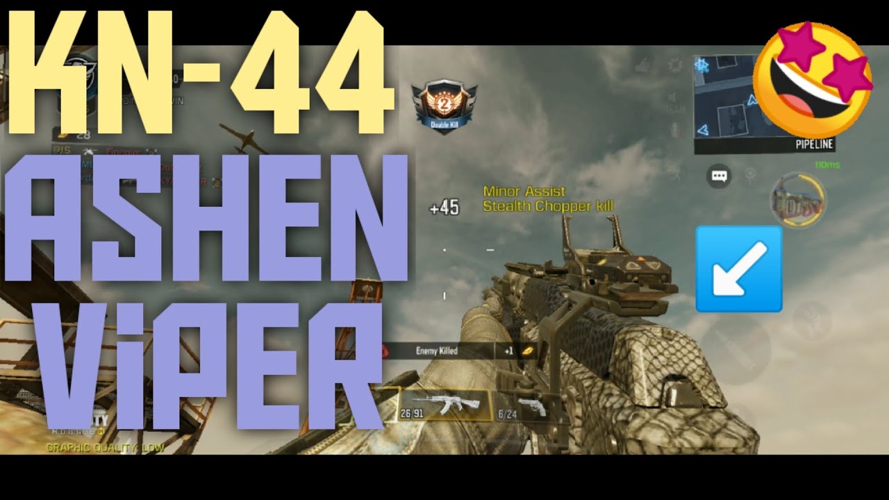 KN-44 ASHEN VIPER is awesome | Call of Duty: Mobile | Multiplayer Gameplay