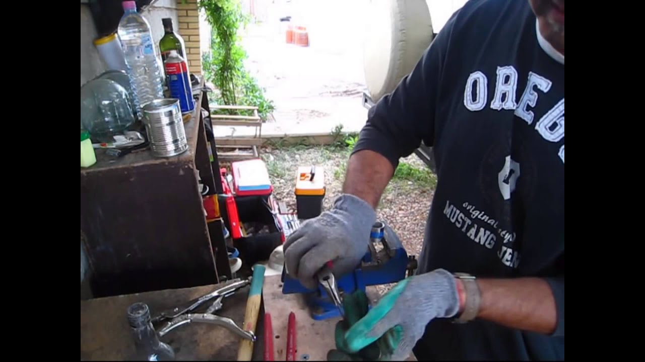 Wind Chime with Recycled Wine Bottles