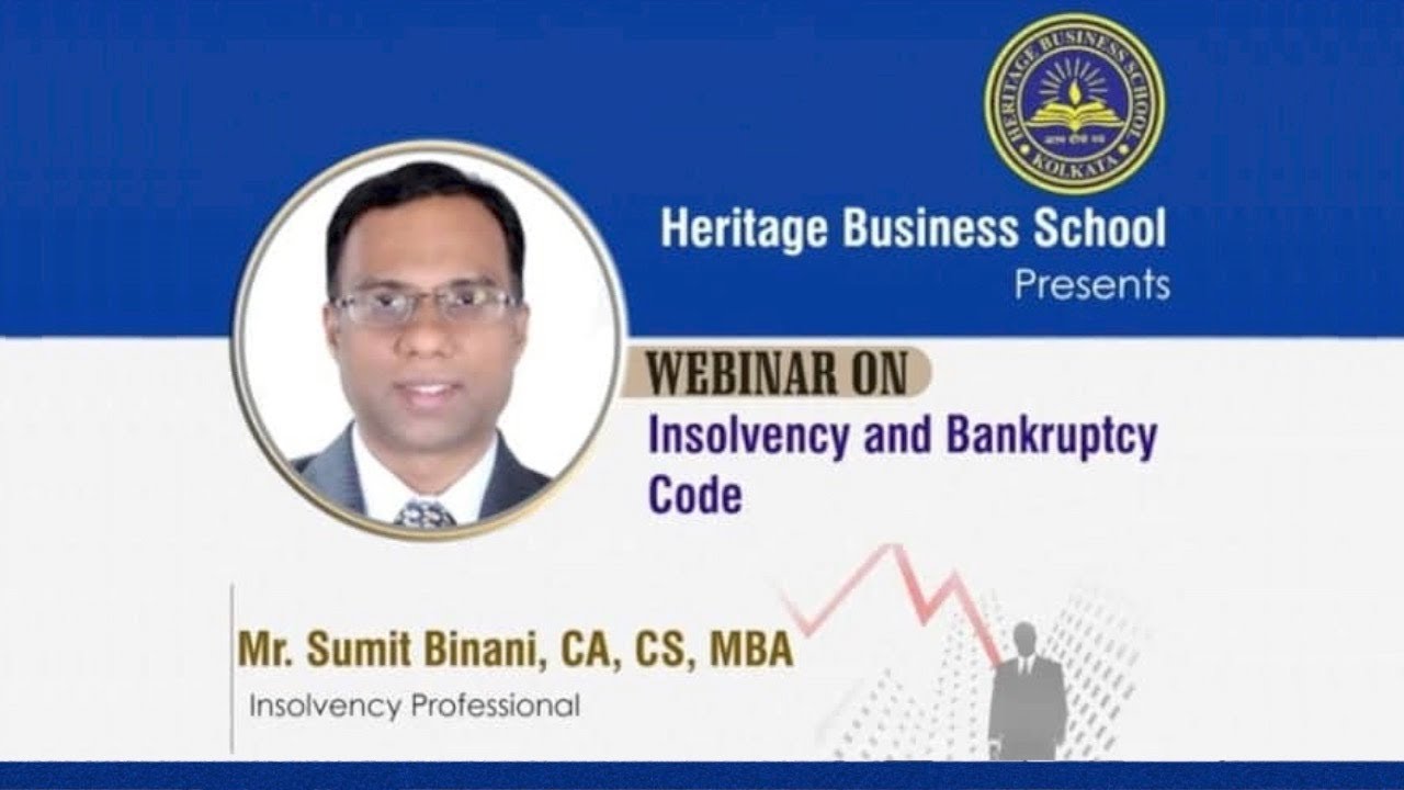 Webinar on Insolvency and Bankruptcy Code by HBS
