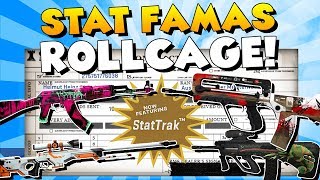 CS:GO - StatTrak FAMAS ROLL CAGE FN TRADE UP - Road To Dream Loadout