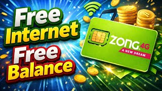 ZONG Free Balance + Free Internet Package | My Zong App Trick 2026 screenshot 1