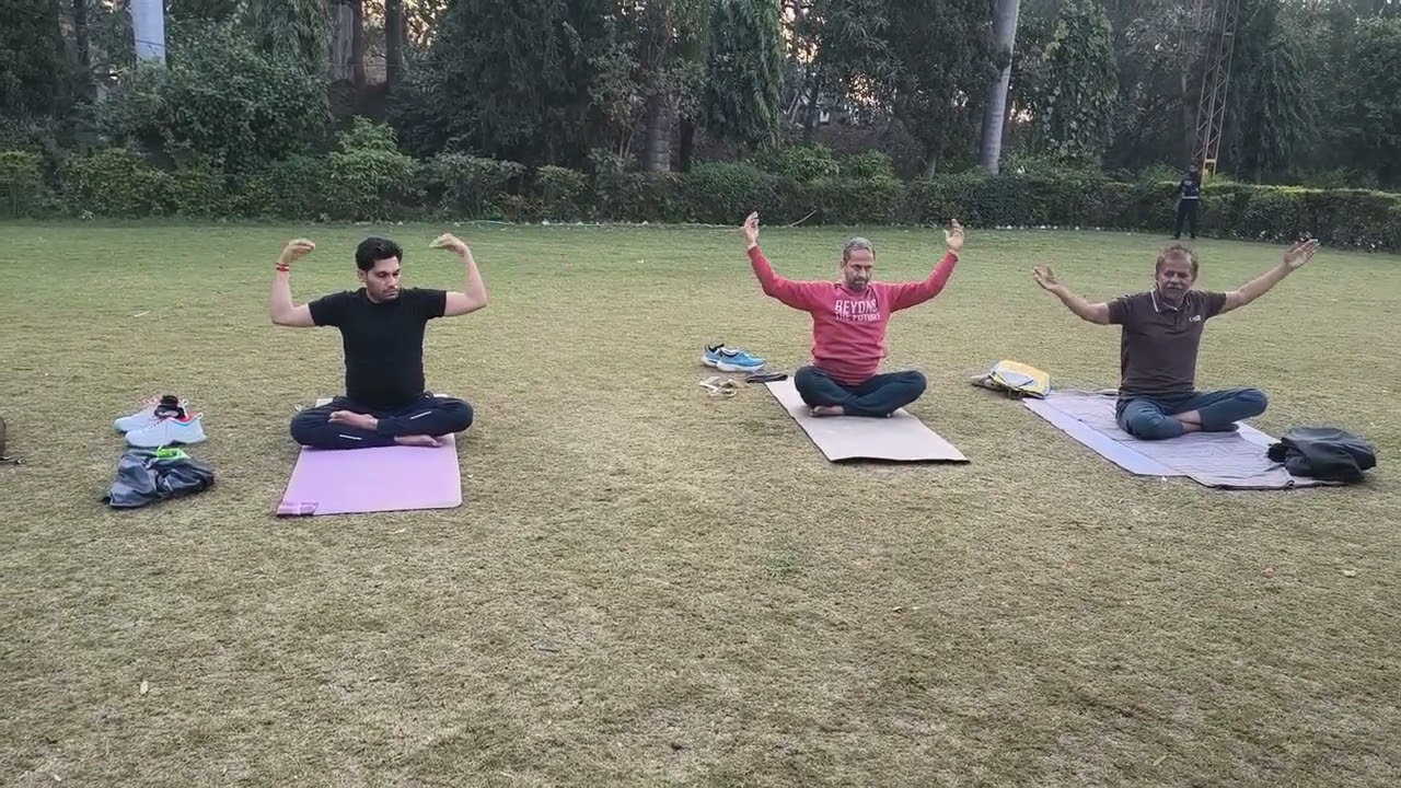 #Morning yoga routine for senior citizens 😀 Buddhe honge jawan😀