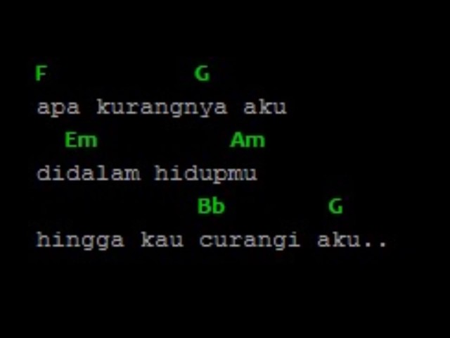 CHORD LIRIK Armada Asal Kau Bahagia class=