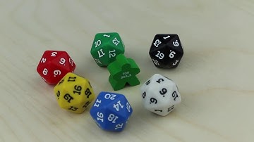 D20 Dice  - Board Game Pieces from The Game Crafter