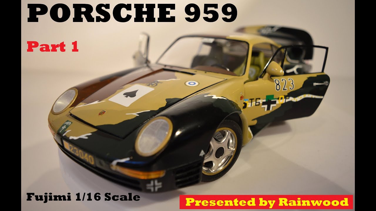 Pt.1 / PORSCHE 959, Fujimi 1:16 Scale, Build process / 포르쉐 959