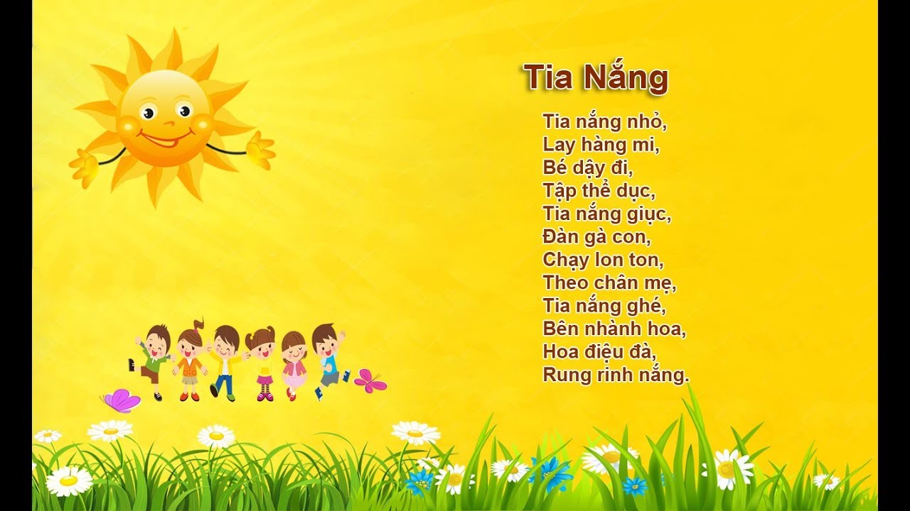 Tia Nắng - Thơ mầm non [ GianggiangTV ] - YouTube