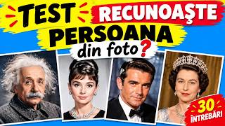 🧠 Recunoști persoana din foto? 40 de întrebări pe care 90% le greșesc! 😱