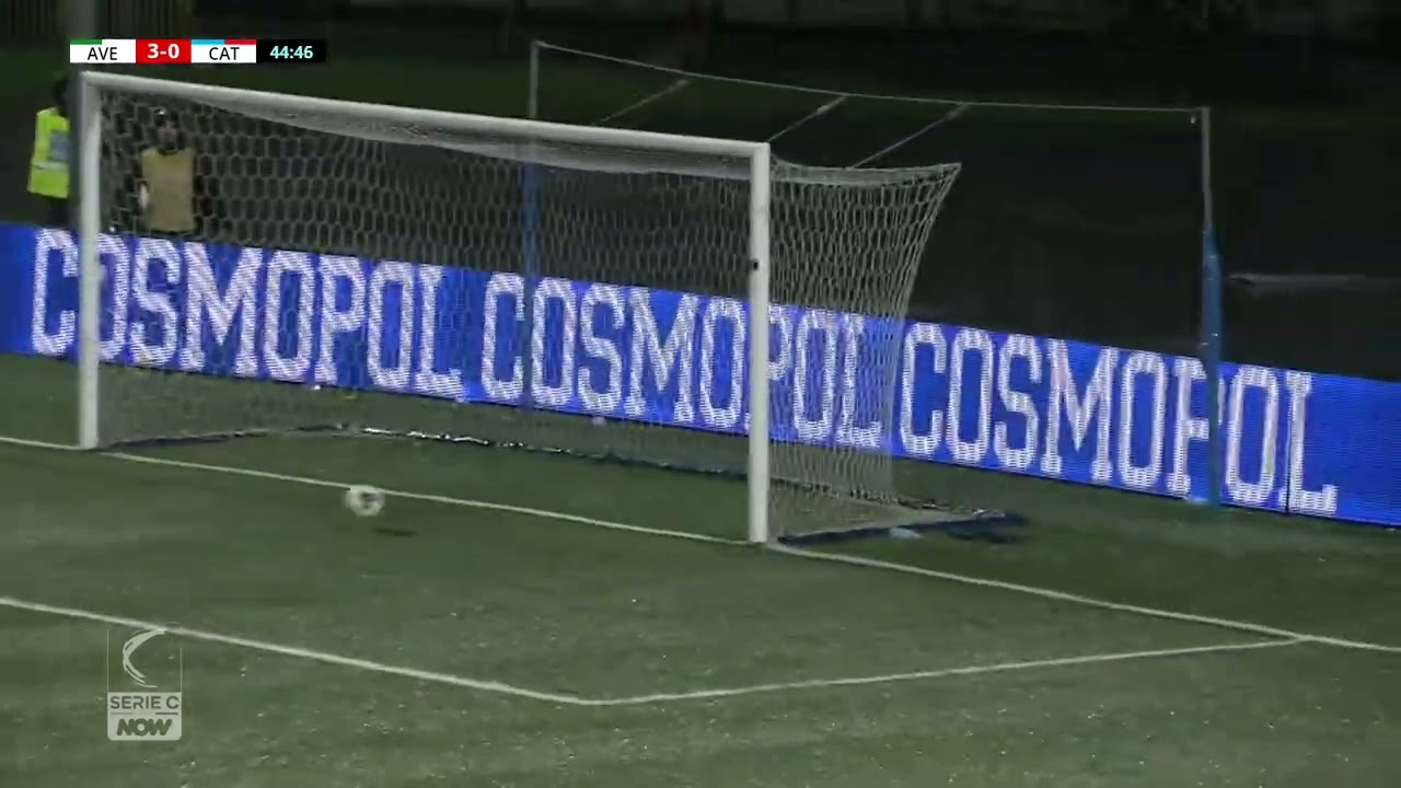 Avellino-Catania - 5-2 | Le azioni salienti