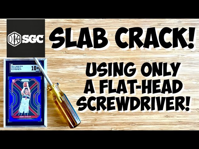 how to crack open a graded card Ever wondered slab?, The simplest method is to use a bottle opener and a screwdriver. No heavy tools needed., With a PSA slab its even easier because the ridging on the slab actually How To Crack a PSA