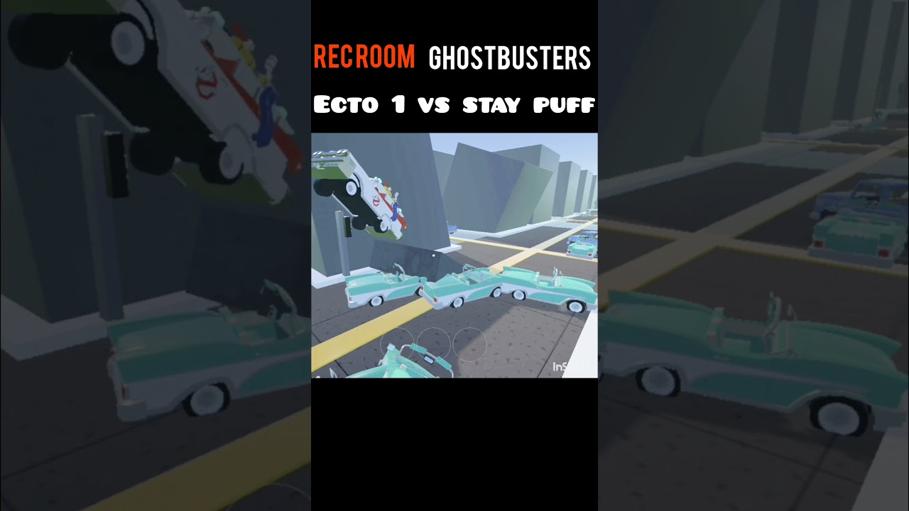 Rec Room Ghostbusters Ecto 1 vs Stay Puff 