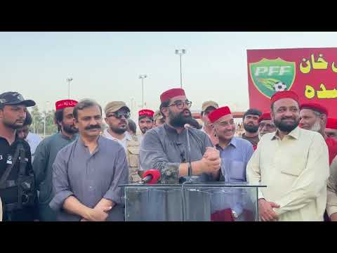 All Pakistan Asfandyar Wali Khan FootBall Tournment Opening | Aimal Wali Khan Speech