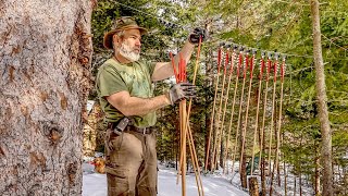 Setting up and Shooting a New Longbow and Building Wood Arrows