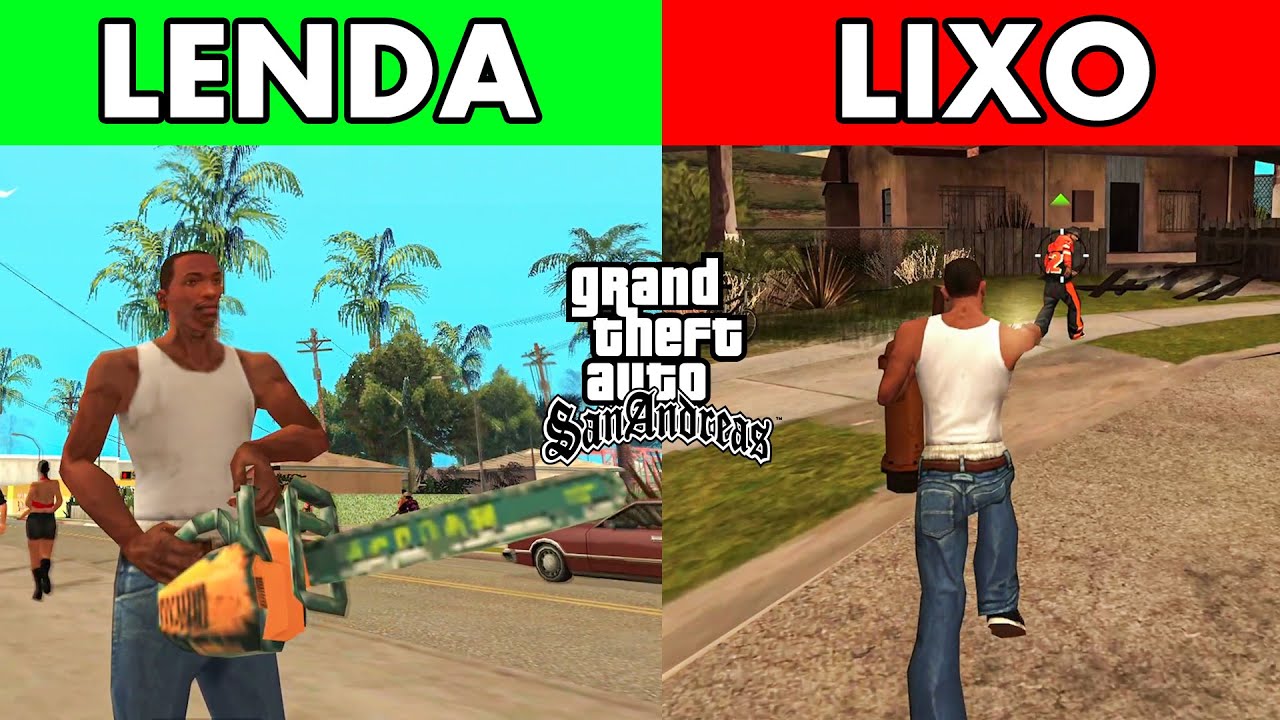 AS MELHORES E PIORES ARMAS DO GTA SA - Tierlist