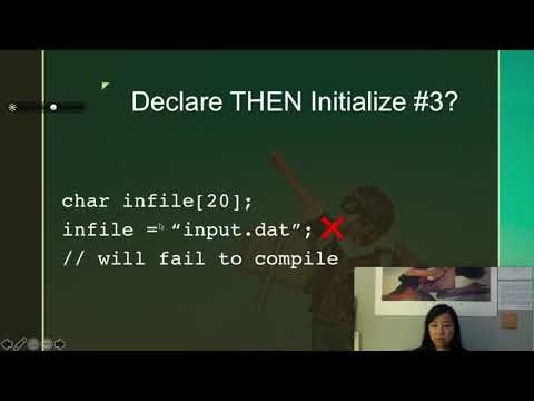 Lecture 8-1a cstring Part 1/2