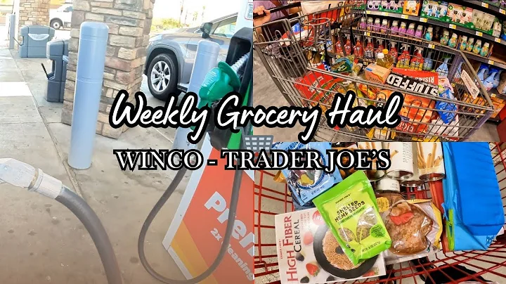 Weekly grocery shopping at Winco and shopping at Trader Joe’s @winco @traderjoes