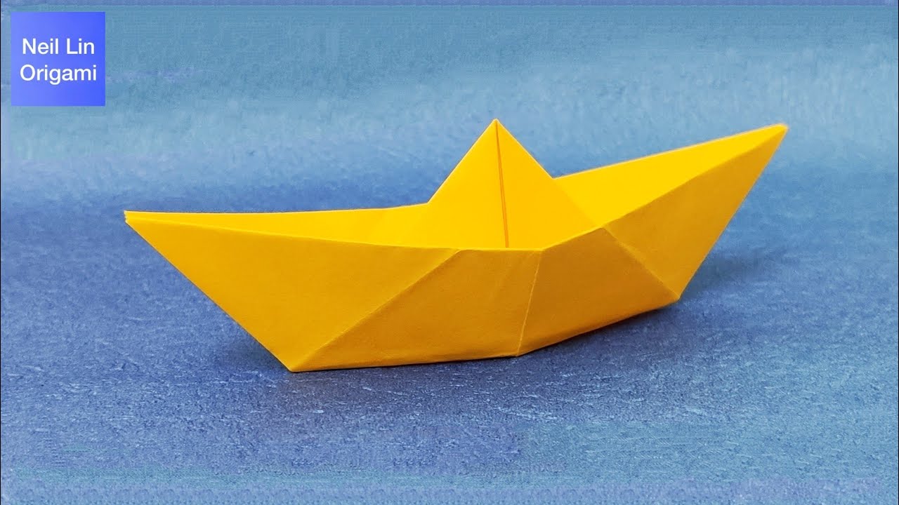 Download Easy Origami - Paper Boat Making Tutorial That Floats - For Kids #StayHome and make Origami ...