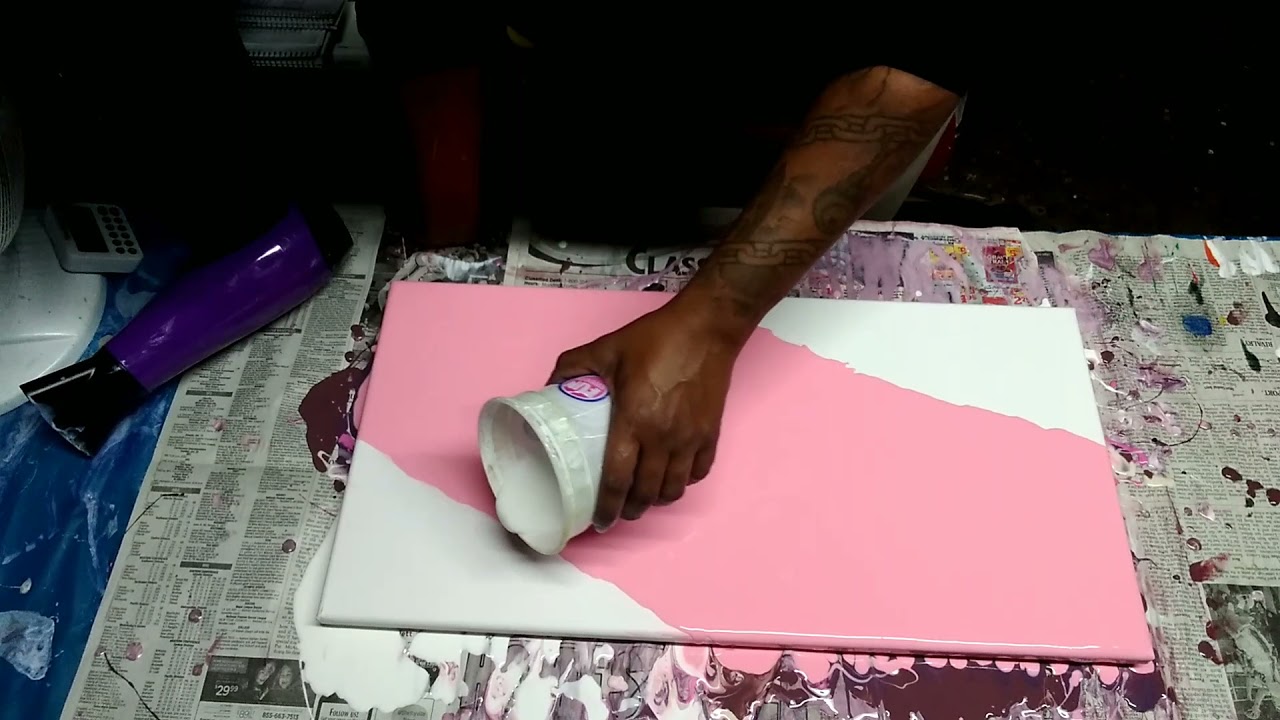 #26 [Part2] rose pink 💐dutch pour, split color, set of 3!