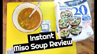 Instant Miso Soup Review surprisingly healthy and low cost