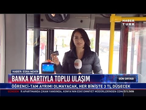 Banka kartıyla toplu ulaşım