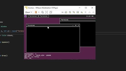 PurpleMoon OS GUI, Windows, Software-Multitasking Demo | Cosmos OS C# 2020