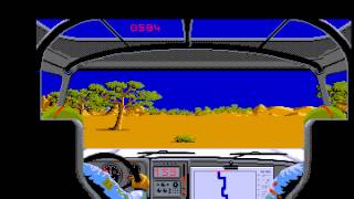 AMIGA Paris Dakar 1990 NOT ZIGURAT Coktel Vision Tomahawk Software OCS 1990 cr QTX CRACKED Quartex