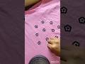 T-shirt paint with using a lady's finger #hacks #tricks #art #easyart #tshirtdesign #