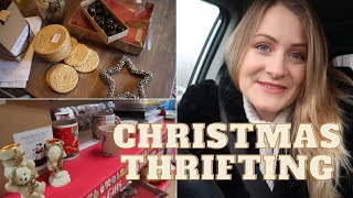 Thrift With Me For Christmas, Spend The Day With Me, Cosy Chatty Vlog & Charity Shop Haul December.