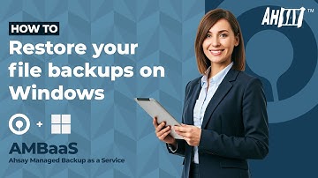 How to restore your file backups on Windows (AMBaaS version)?