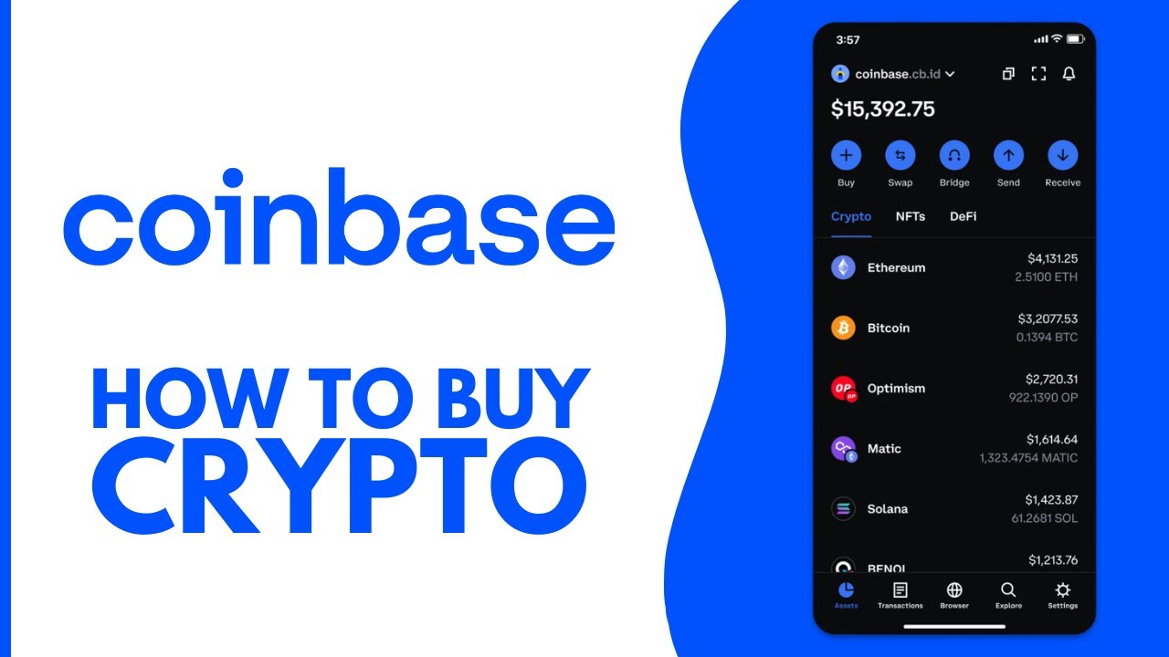 How to Buy Crypto on Coinbase Wallet - Step by Step - YouTube