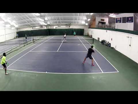 Tennis Round Robin Doubles Match - Wes | Nick vs. Nohr | Dave