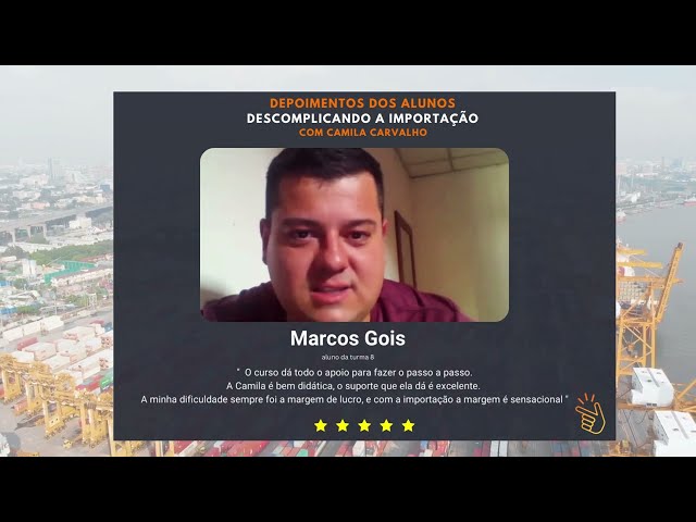 Depoimento em vídeo de aluno