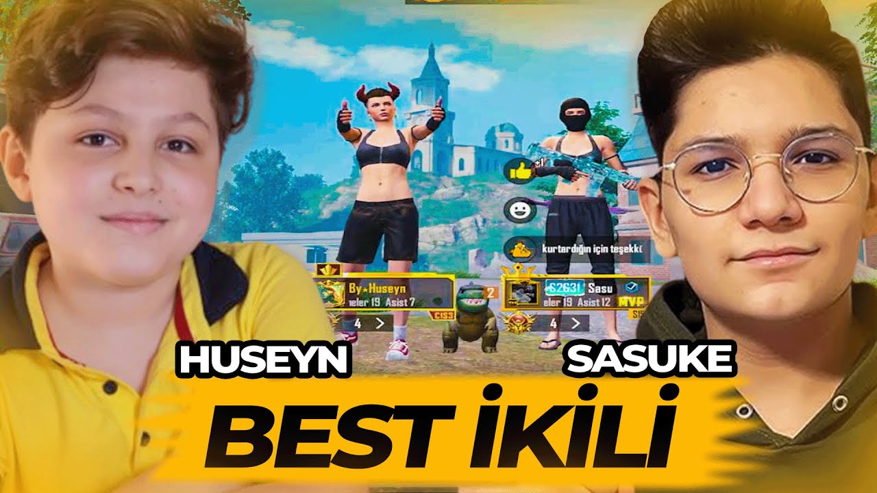 SASUKE'İLE  XƏRİTƏNİ TƏMİZLƏDİK DUO VS SQUAD - PUBGM