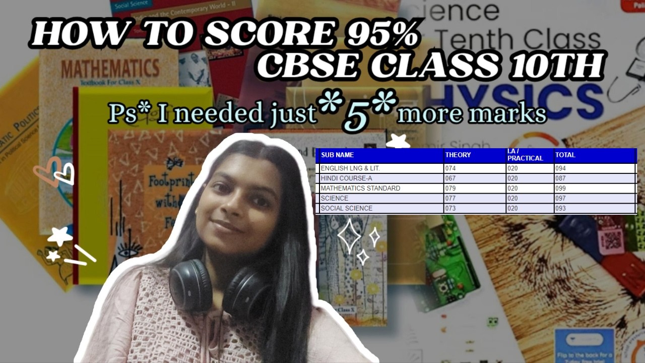 HOW TO SCORE 95% CBSE CLASS 10TH🔥 | Toppers Strategy + Study Plan # ...