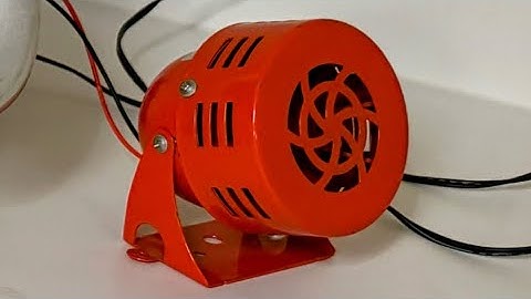 MS-190 Siren Test (Growl, Alert, Attack, Fast Wail)