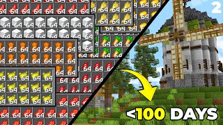 I BUILT this farming village in UNDER 100 DAYS!