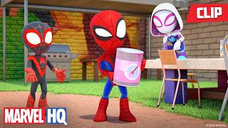 team spidey thing vs invisible gobby spidey his amazing
