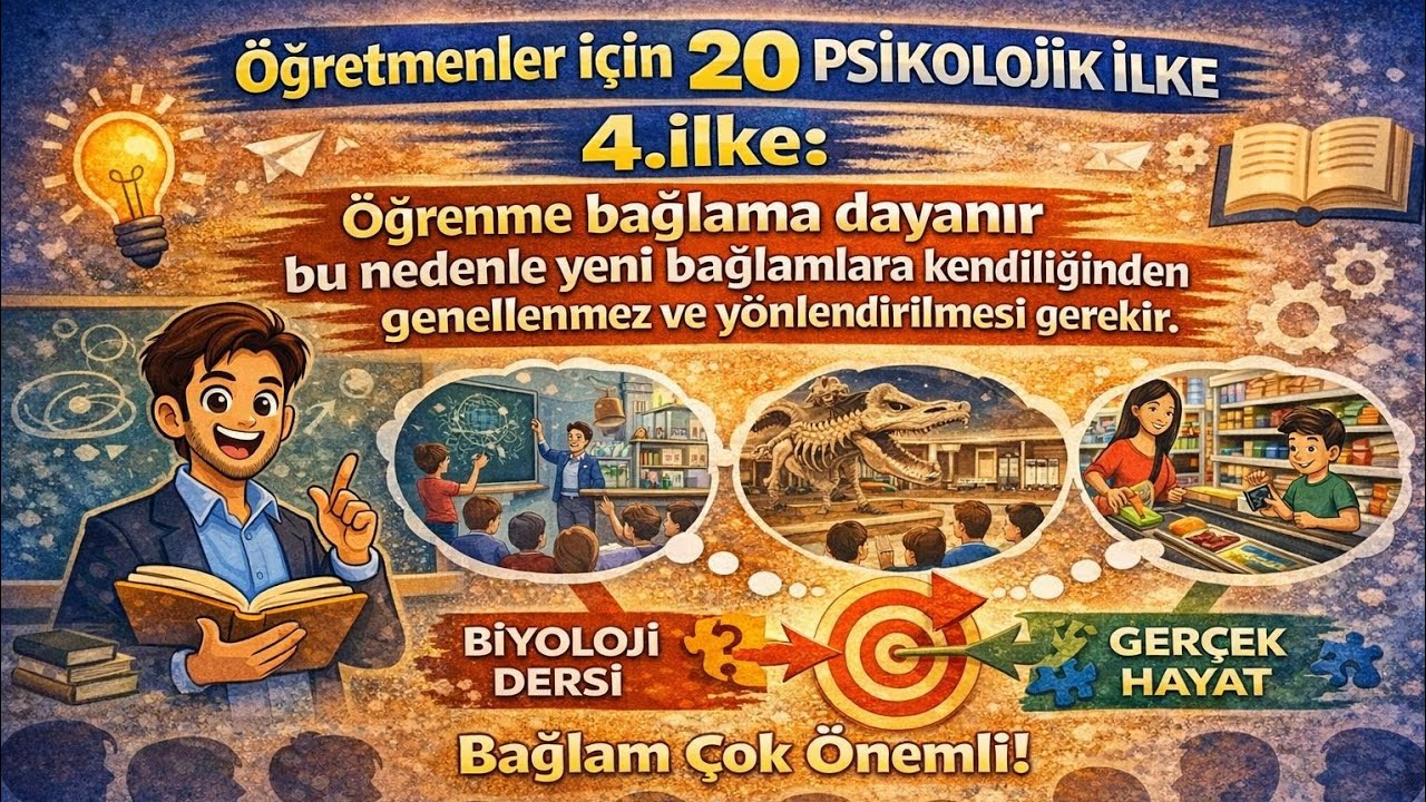 Öğrenme Bağlama Dayanır: Bir öğrenci derste öğrendiğini neden gerçek hayatta kullanamaz?